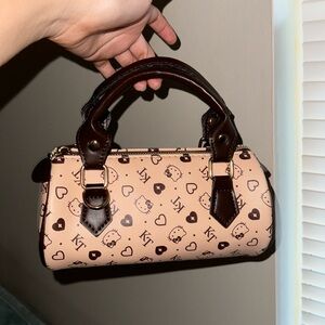 Hello kitty mini cylinder purse / Hand Bag